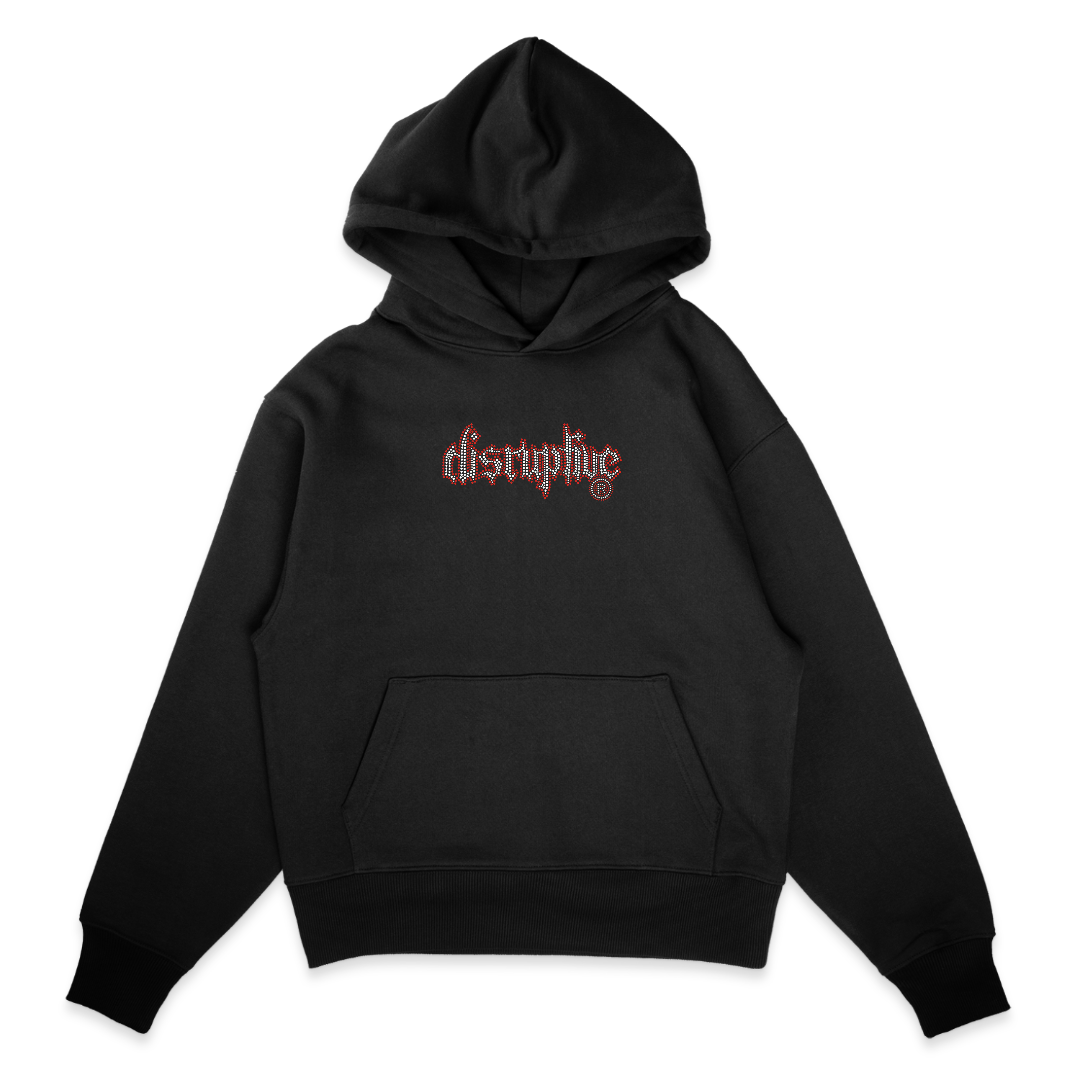 DISRUPTIVE RHINESTONE HOODIE