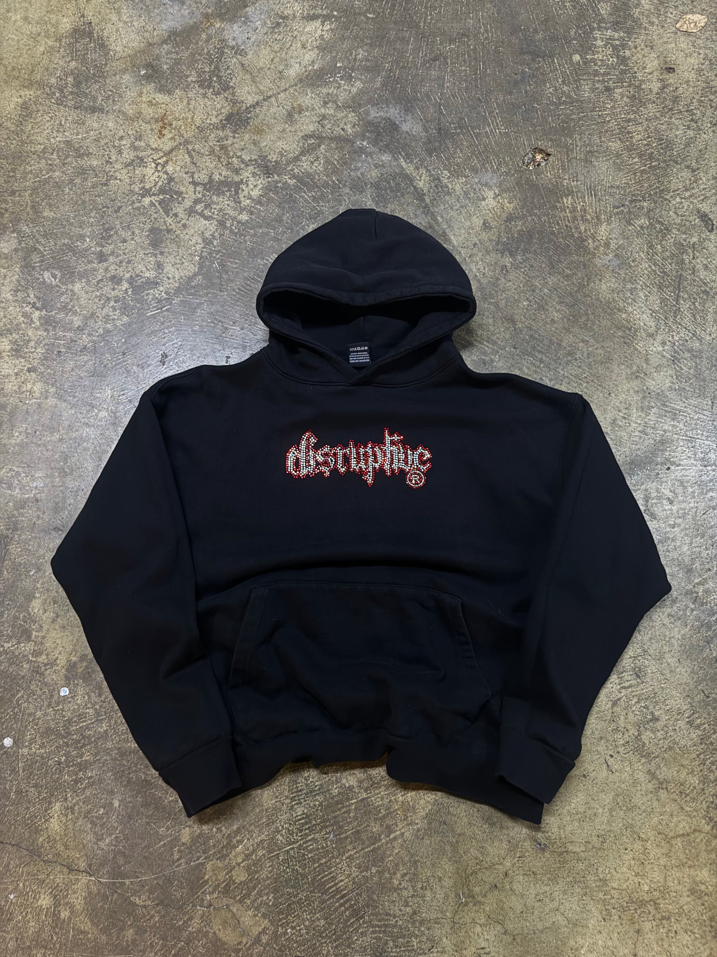 DISRUPTIVE RHINESTONE HOODIE